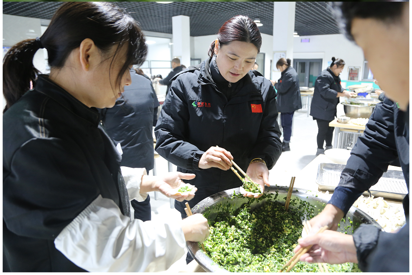 歲寒隆冬至，煮餃話團(tuán)圓 ——藥都集團(tuán)工會舉辦冬至日包餃子活動